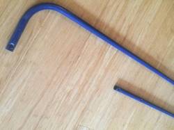 Abru Loft ladder 3 section Blue three point Handrail 