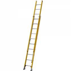 Werner ALFLO 775 Series Fibreglass Double Extension Ladder 10 tread 3.1m 77531