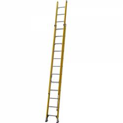 Werner ALFLO 775 Series Fibreglass Double Extension Ladder 12 tread 3.5m 77535