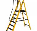 Werner Megastep Fibreglass Stepladder 6 Tread 30090618 
