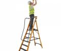 Werner Megastep Fibreglass Stepladder 6 Tread 30090618 